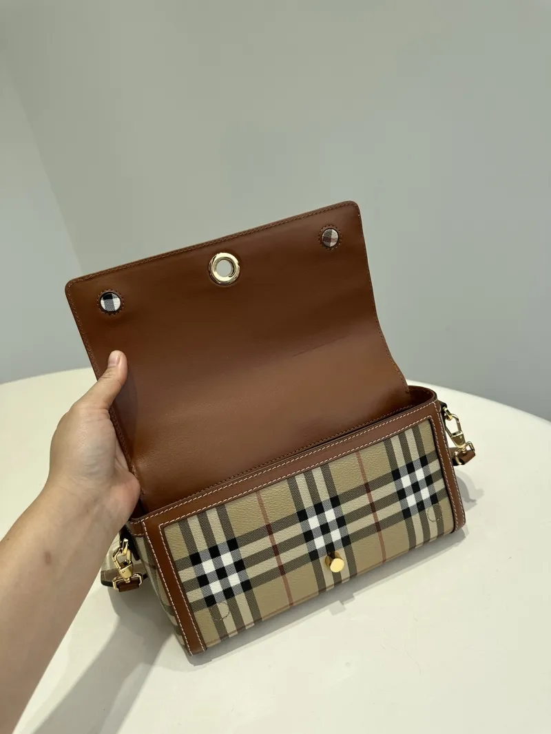 Burberry Vintage Check Satchel Bag 216 - Image 7