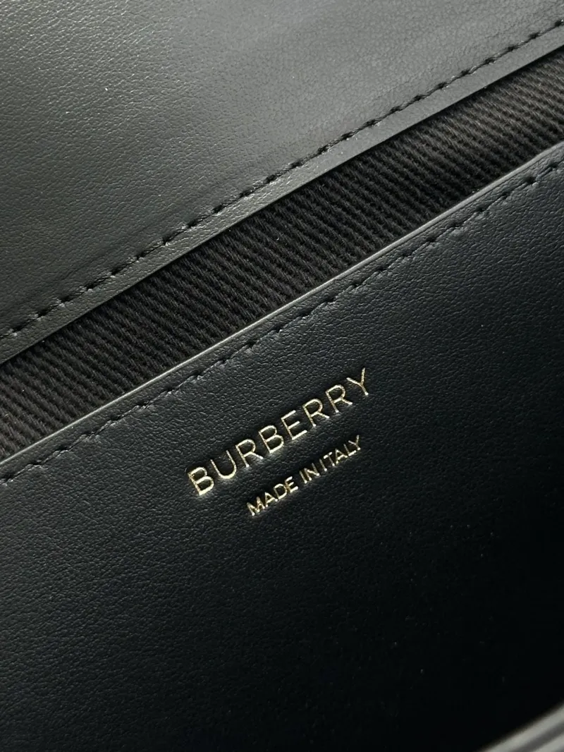 Burberry Brown Check Satchel Crossbody Bag - Image 9