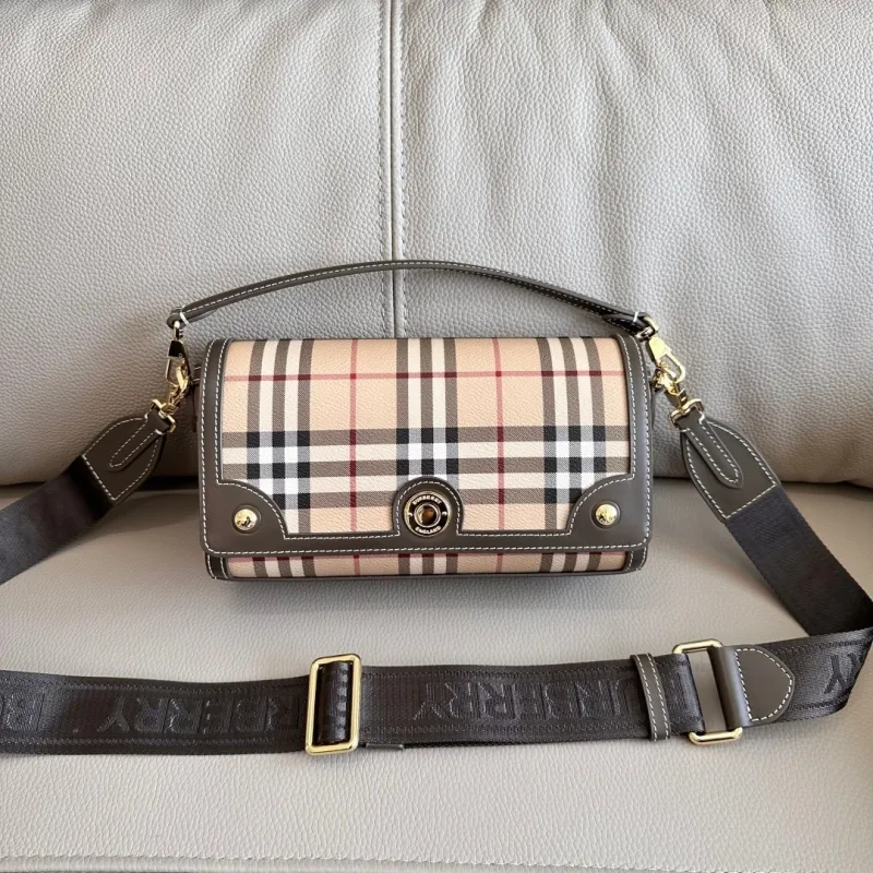 Burberry Vintage Check Satchel Crossbody Bag