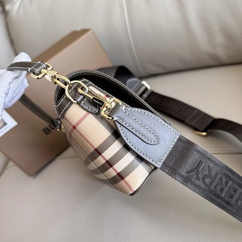 Burberry Vintage Check Satchel Crossbody Bag - Image 4
