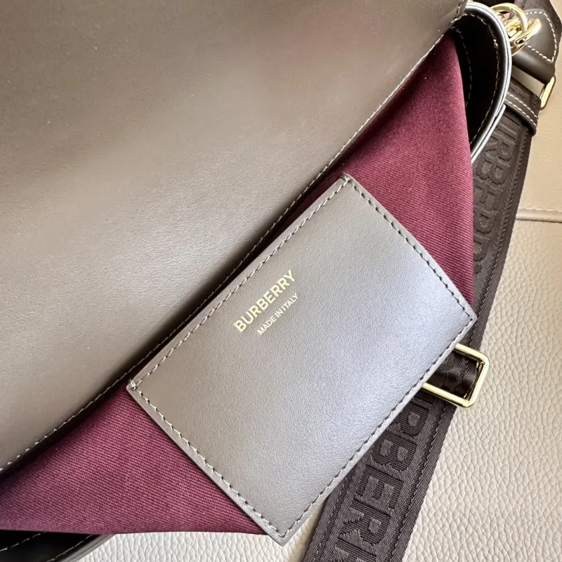 Burberry Vintage Check Satchel Crossbody Bag - Image 9
