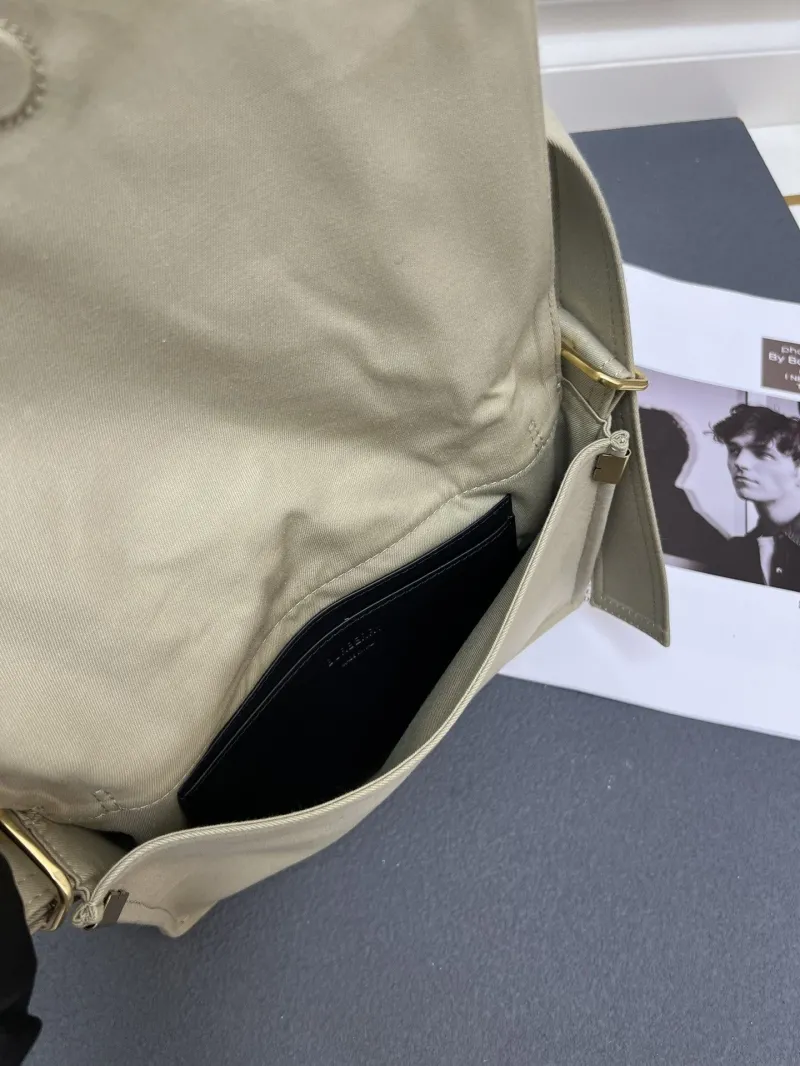 Burberry Light Beige Satchel Crossbody Bag 8202 - Image 8