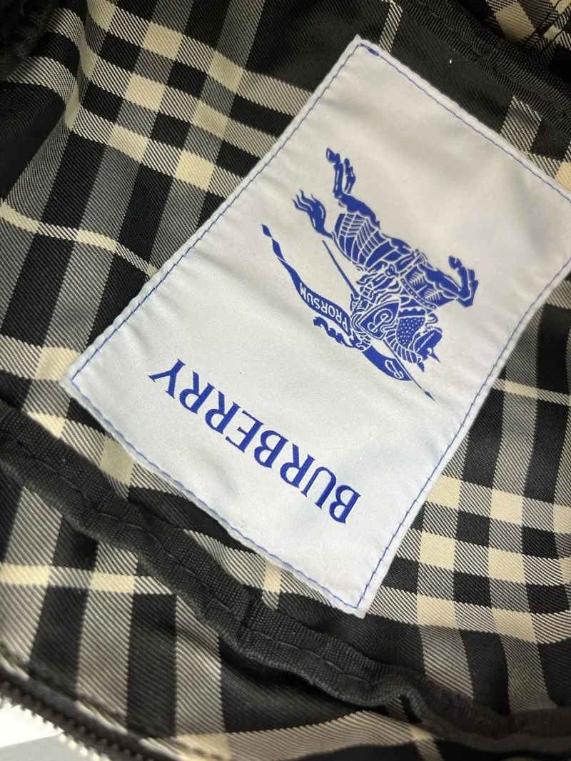Alternative view of Burberry Black Beige Check Crossbody Bag 8201