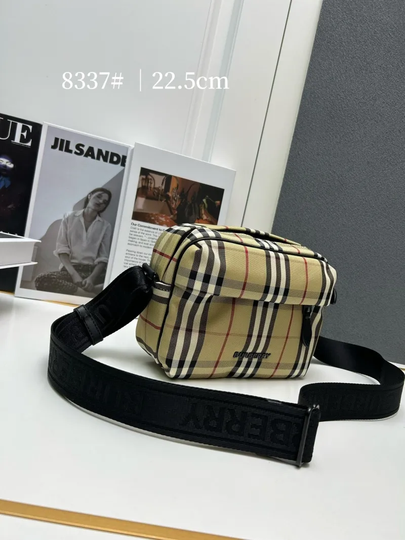 Alternative view of Burberry Vintage Check Crossbody Satchel Bag 8337 22.5cm
