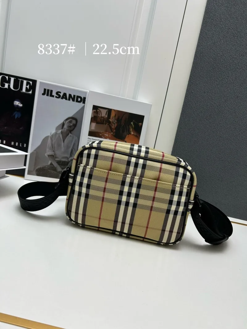 Burberry Vintage Check Crossbody Satchel Bag 8337 22.5cm - Image 3