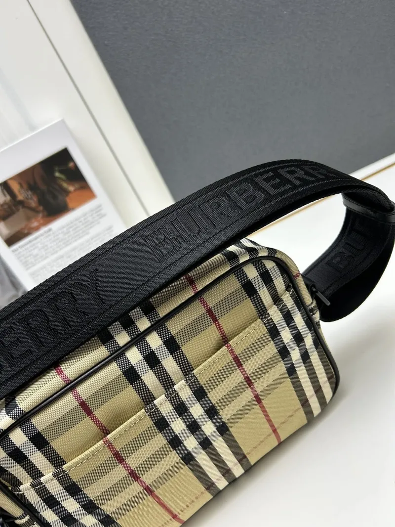 Burberry Vintage Check Crossbody Satchel Bag 8337 22.5cm - Image 6