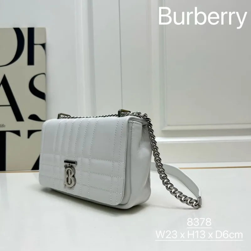 Alternative view of Burberry White Quilted Crossbody Bag 8378