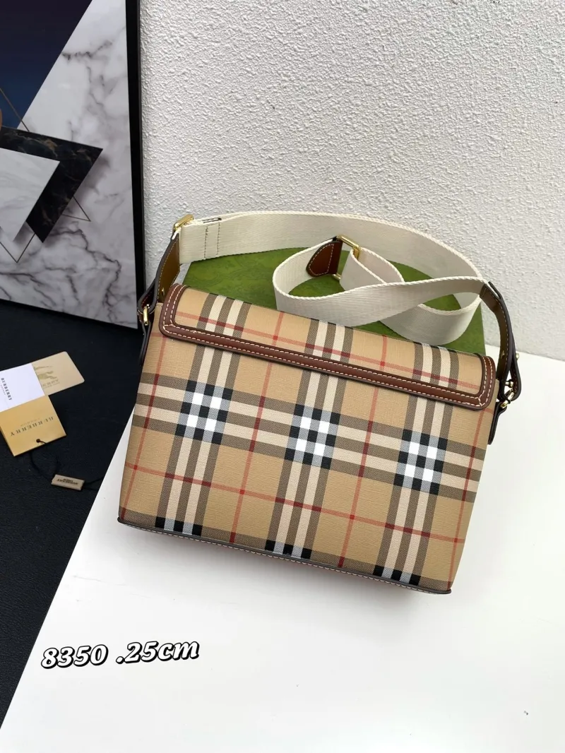 Alternative view of Burberry 8350 Classic Check Satchel Bag 25cm