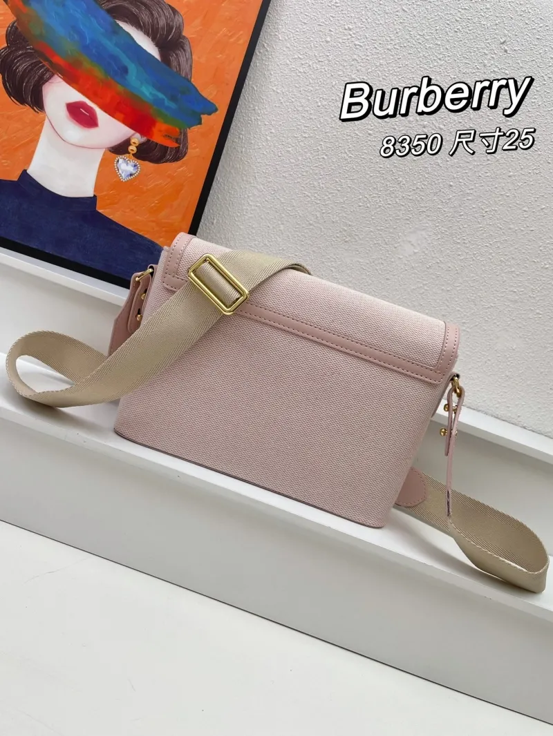 Alternative view of Burberry 8350 Light Pink Crossbody Satchel Bag Size 25
