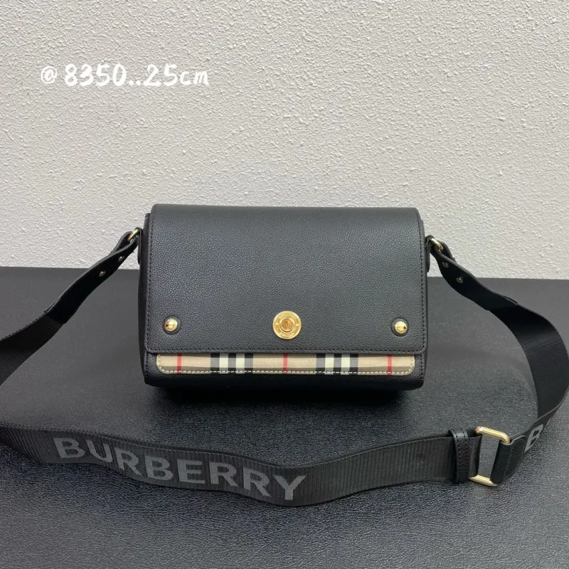 Burberry Black Crossbody Satchel Bag