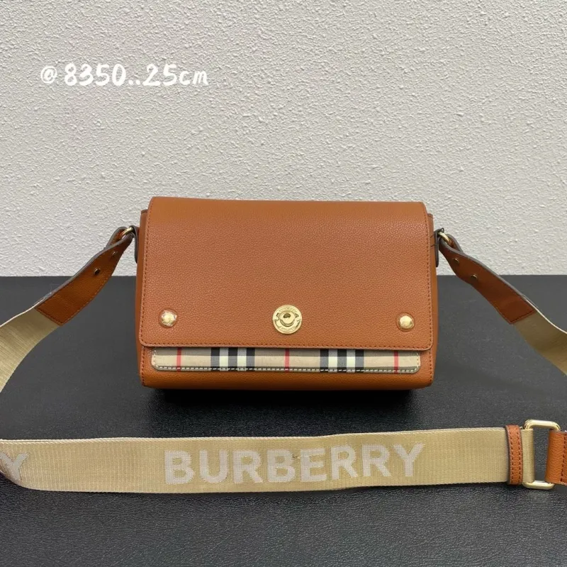 Burberry Brown Crossbody Satchel Bag 236