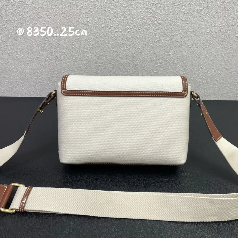 Alternative view of Burberry Cream Brown Crossbody Satchel Bag