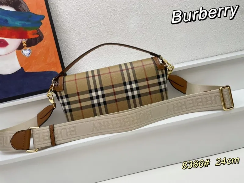 Alternative view of Burberry 8366 Classic Check Satchel Bag 24cm