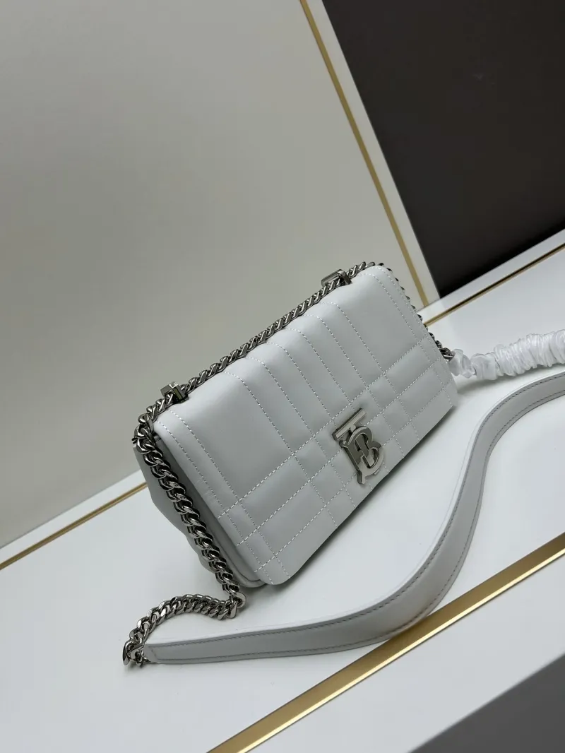 Alternative view of Burberry White Quilted Satchel Bag 8378