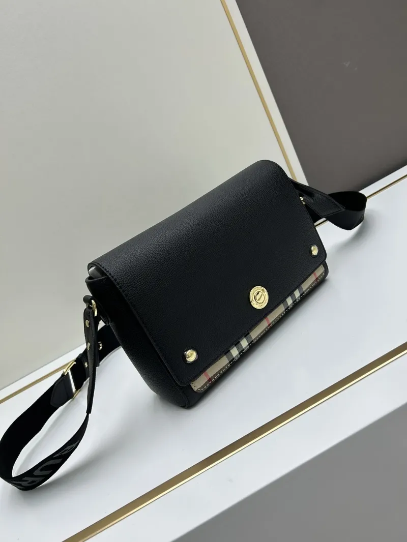 Alternative view of Burberry Black Crossbody Satchel Bag 8350