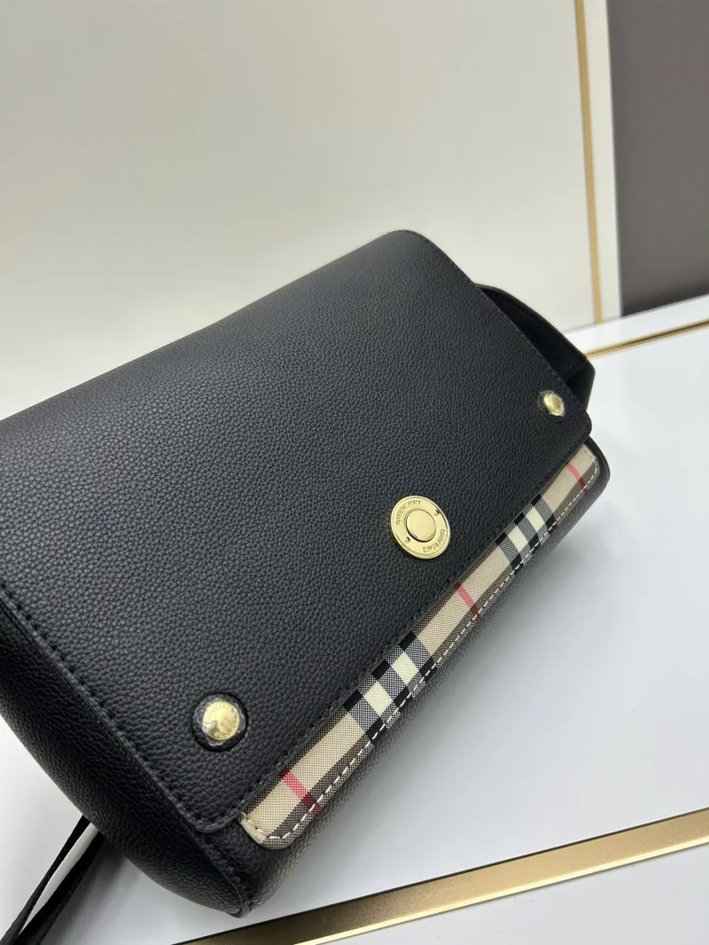 Burberry Black Crossbody Satchel Bag 8350 - Image 4