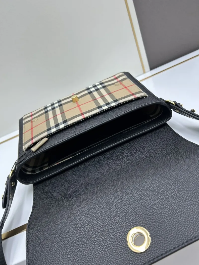 Burberry Black Crossbody Satchel Bag 8350 - Image 7