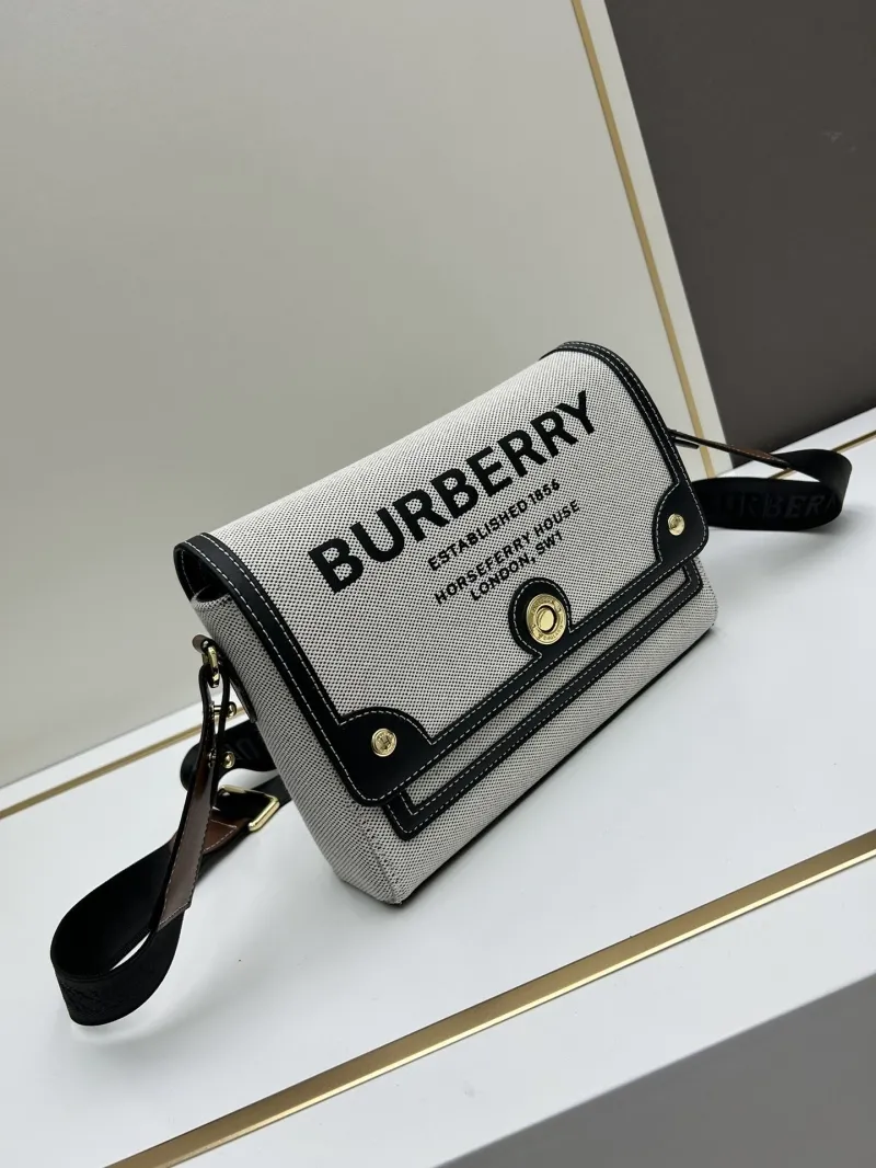 Alternative view of Burberry Light Gray Crossbody Satchel Bag 8350