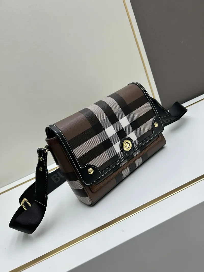 Alternative view of Burberry Classic Check Satchel Crossbody Bag 8350