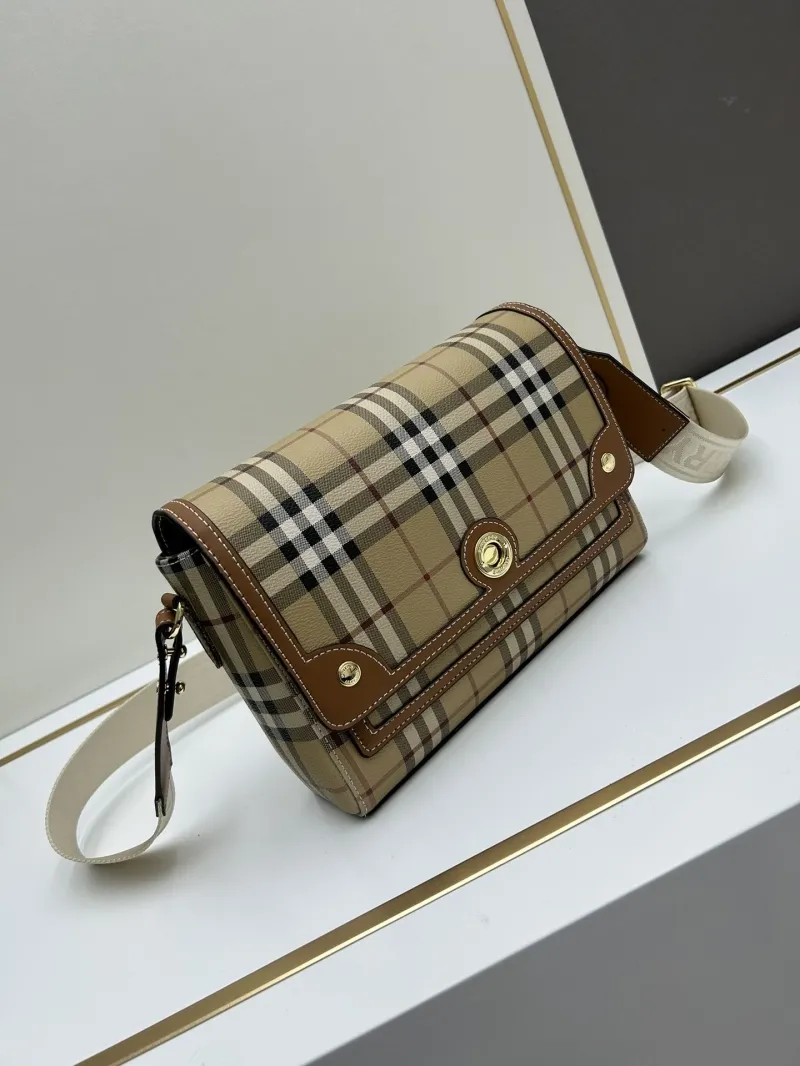 Alternative view of Burberry Classic Check Crossbody Satchel Bag 8350