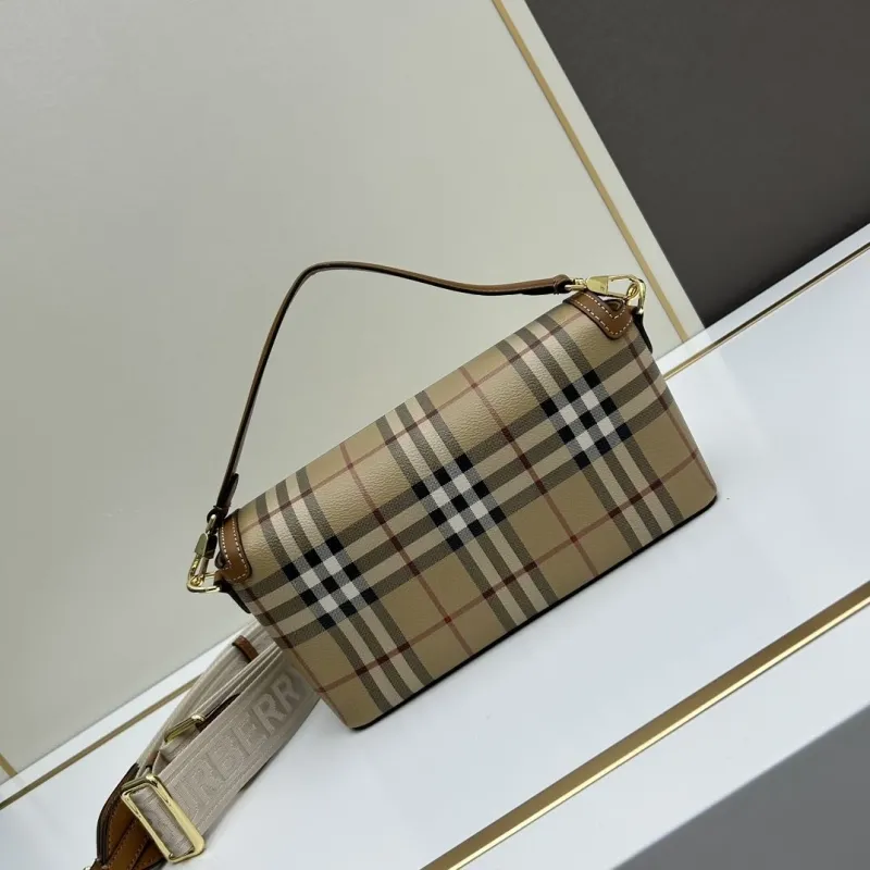 Burberry Vintage Check Satchel Bag 24x8x14cm - Image 3