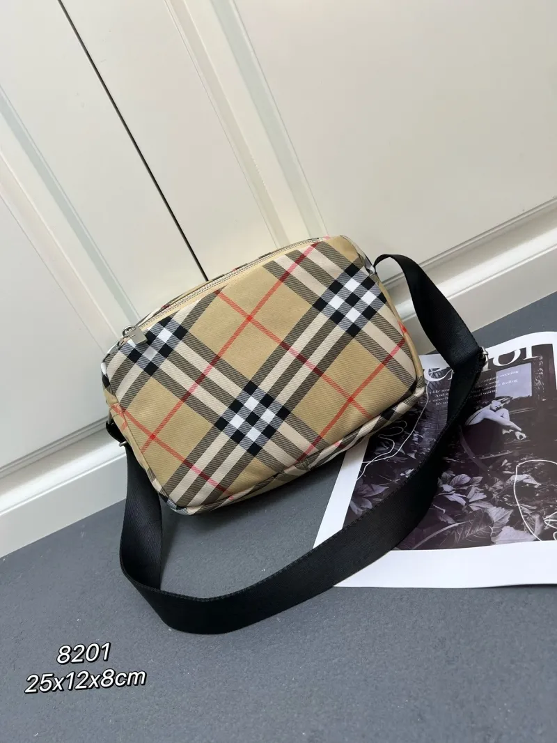 Burberry 8201 Classic Check Crossbody Bag - Image 3