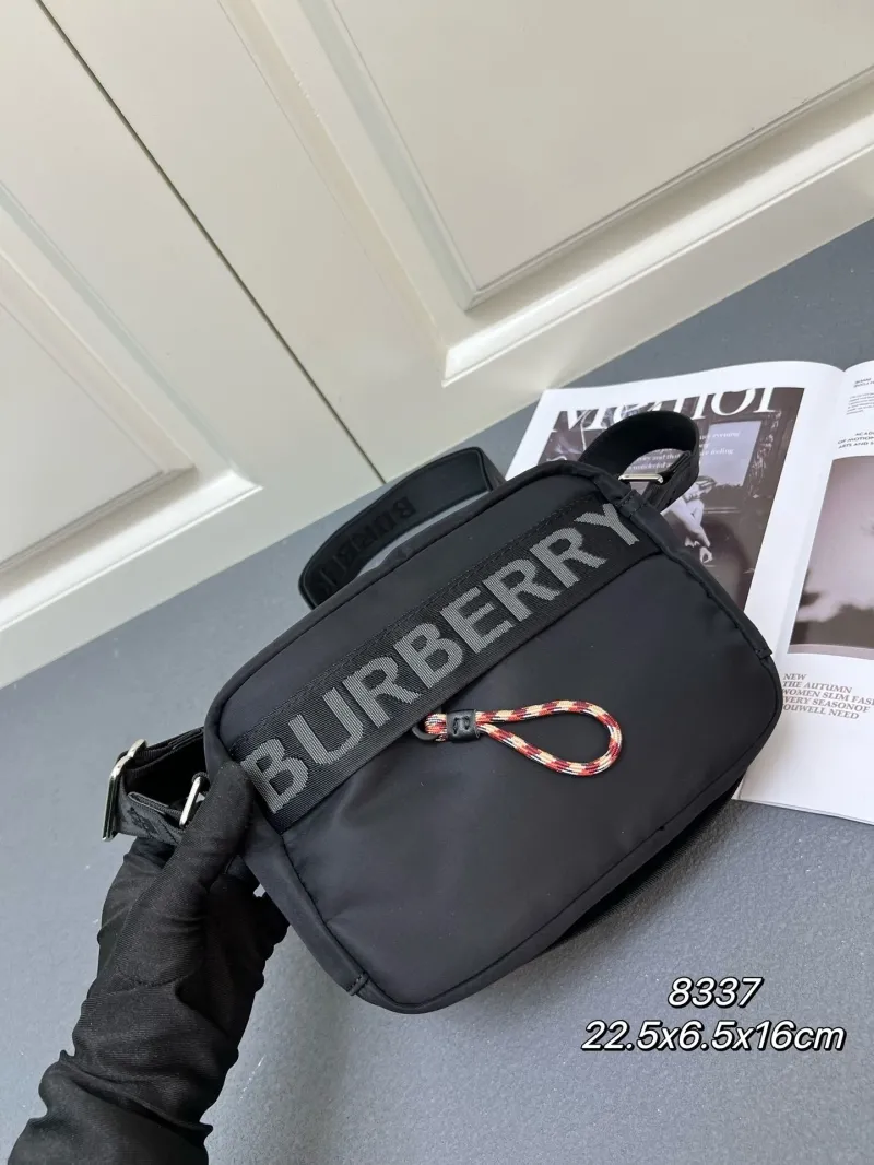 Alternative view of Burberry Black Crossbody Satchel Bag 8337