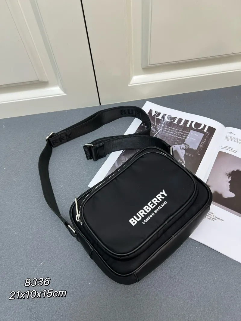 Burberry Black Crossbody Satchel Bag 8336