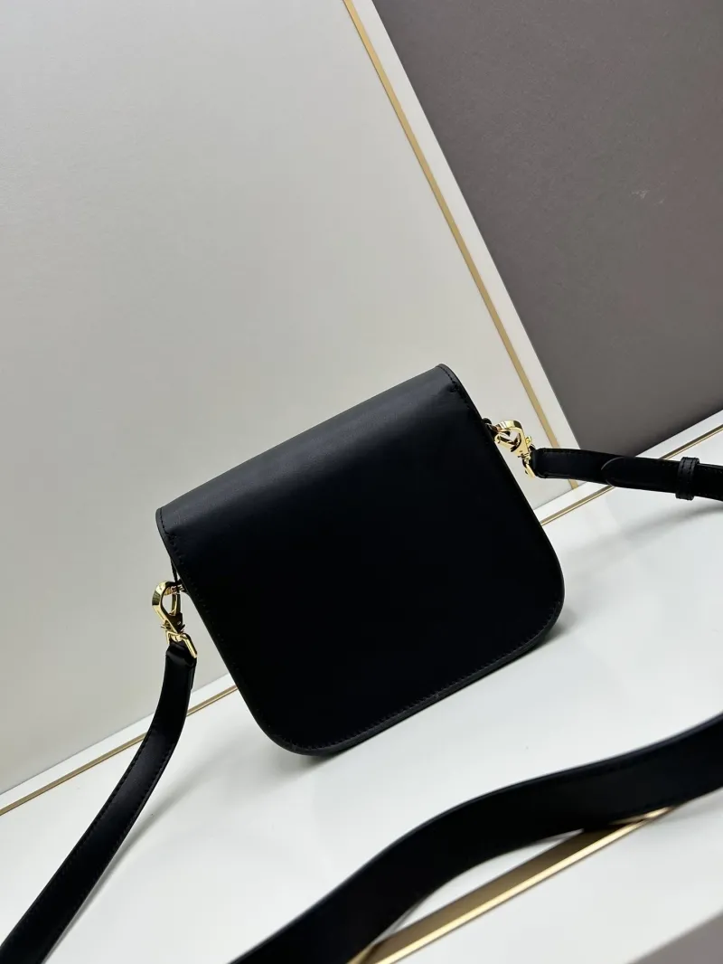 Burberry Black Crossbody Satchel Bag 8375 - Image 3