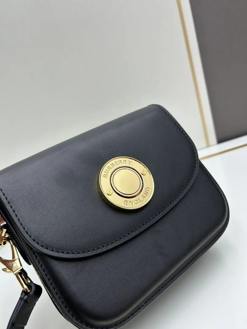Burberry Black Crossbody Satchel Bag 8375 - Image 4