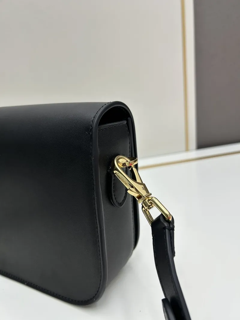 Burberry Black Crossbody Satchel Bag 8375 - Image 6