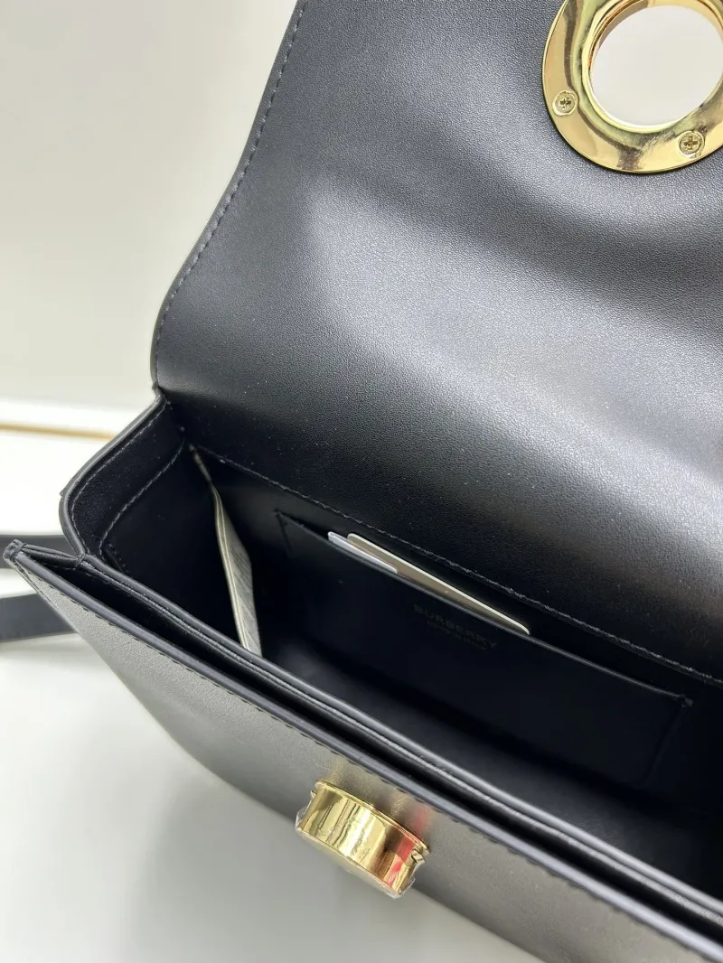 Burberry Black Crossbody Satchel Bag 8375 - Image 8