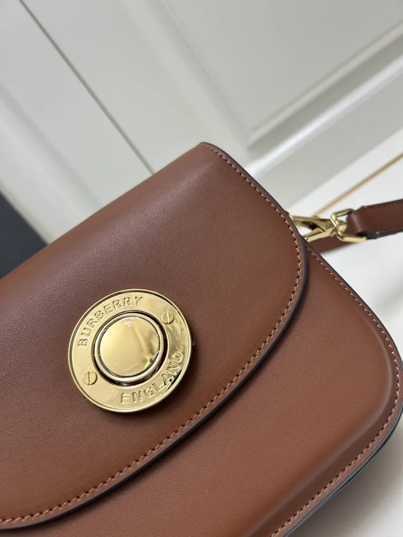 Burberry Brown Leather Crossbody Bag 8375 - Image 3