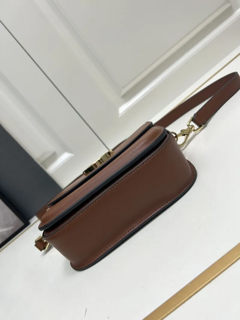 Burberry Brown Leather Crossbody Bag 8375 - Image 5