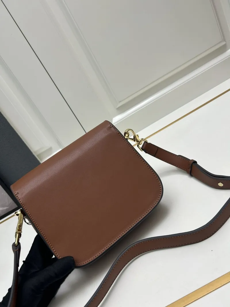 Burberry Brown Leather Crossbody Bag 8375 - Image 6
