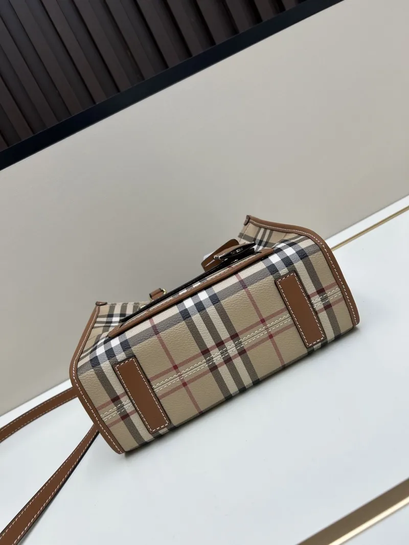 Burberry Vintage Check Crossbody Tote Bag 8571 - Image 5
