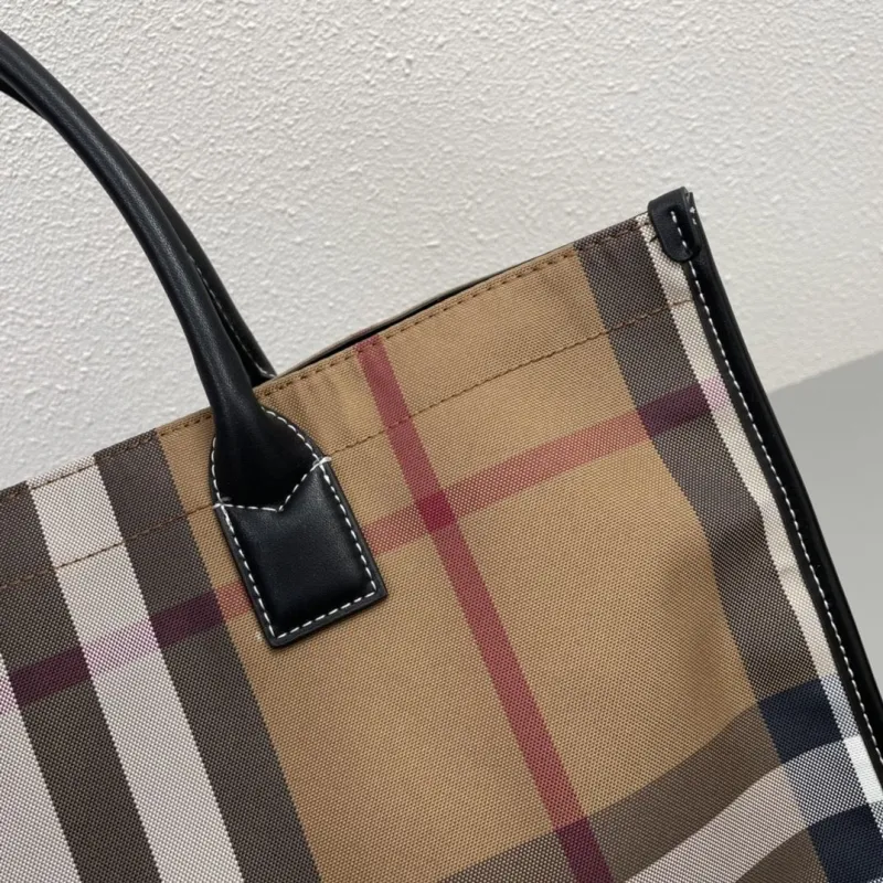 Burberry Classic Check Tote Bag 8030 - Image 5