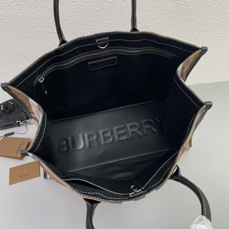 Burberry Classic Check Tote Bag 8030 - Image 8