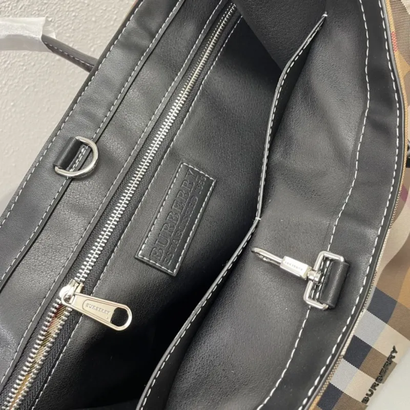 Burberry Classic Check Tote Bag 8030 - Image 9