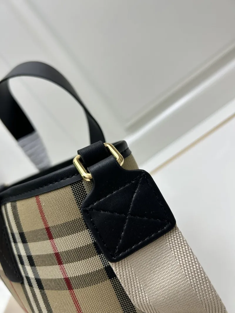 Burberry Classic Check Crossbody Tote Bag 8323 - Image 4
