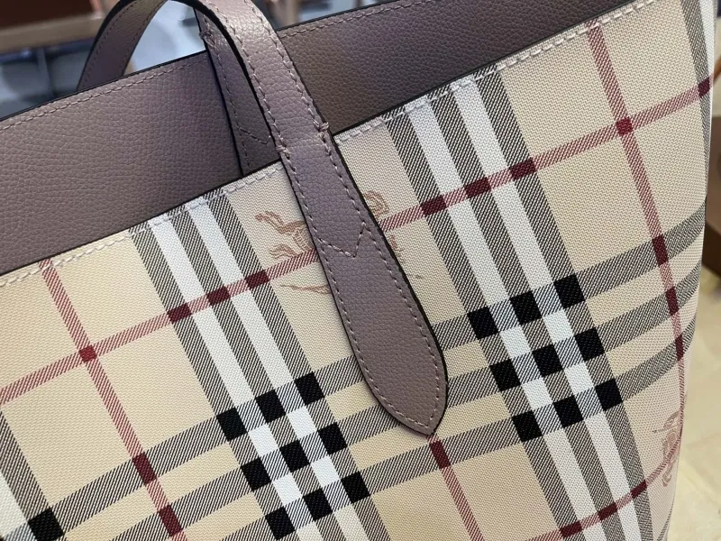 Burberry Haymarket Check Tote Bag - Image 6