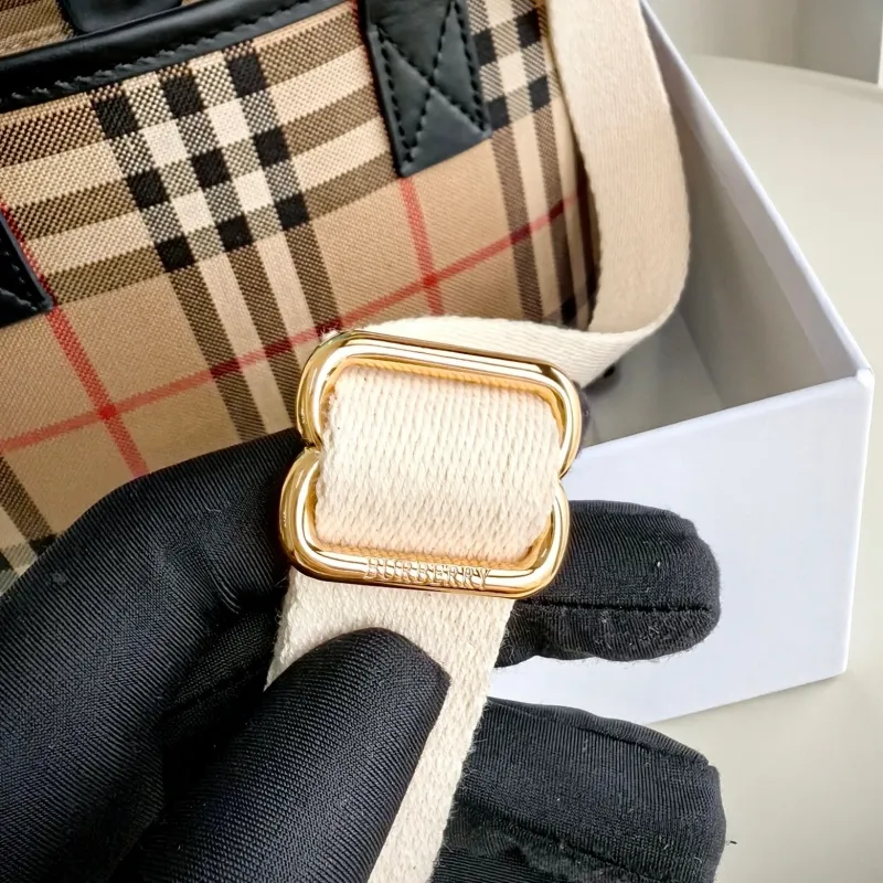Burberry Vintage Check Mini Tote Bag - Image 4