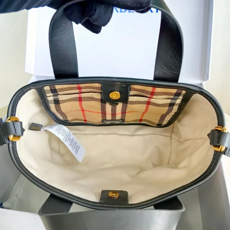 Burberry Vintage Check Mini Tote Bag - Image 9