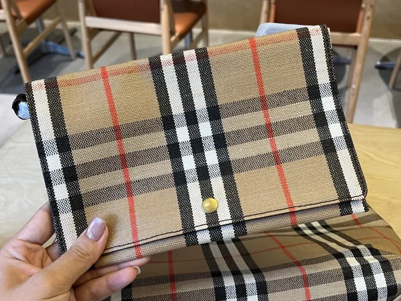 Burberry Classic Check Hobo Shoulder Bag - Image 9