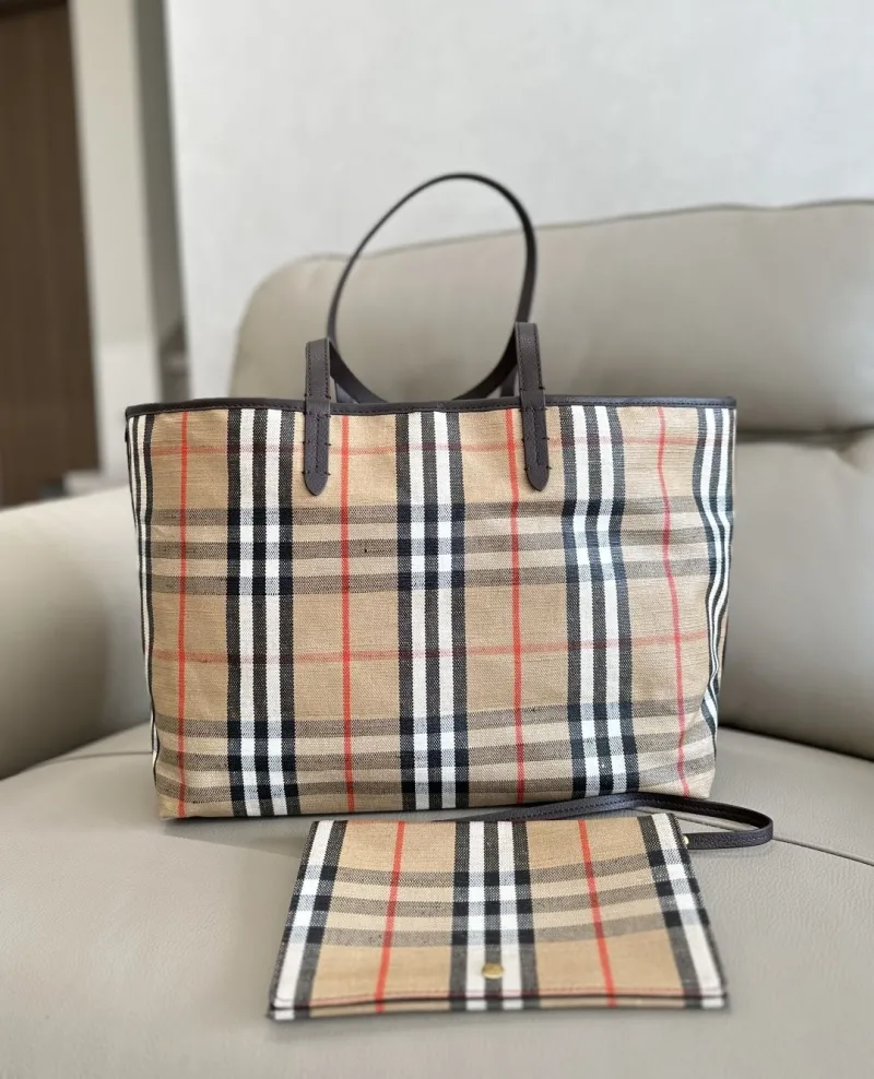 Alternative view of Burberry Classic Check Tote Bag with Pouch