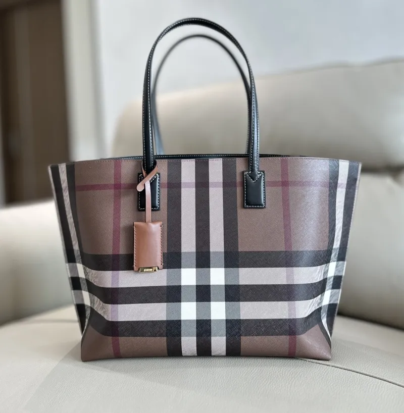 Burberry Classic Check Tote Bag
