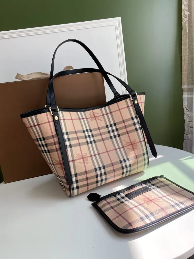 Alternative view of Burberry Classic Check Tote Bag with Pouch