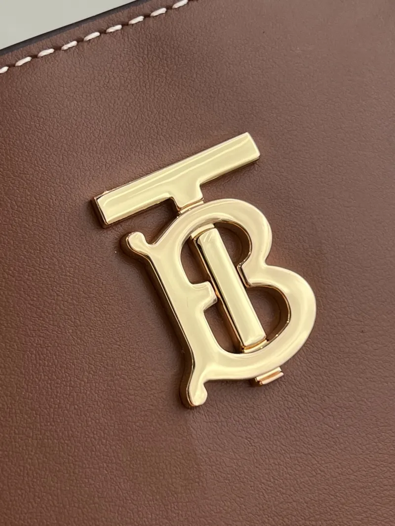 Burberry Brown Leather Tote Bag - Image 7