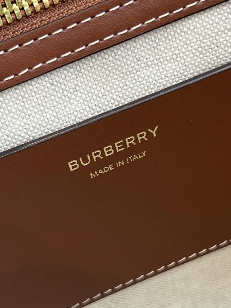 Burberry Brown Leather Tote Bag - Image 9