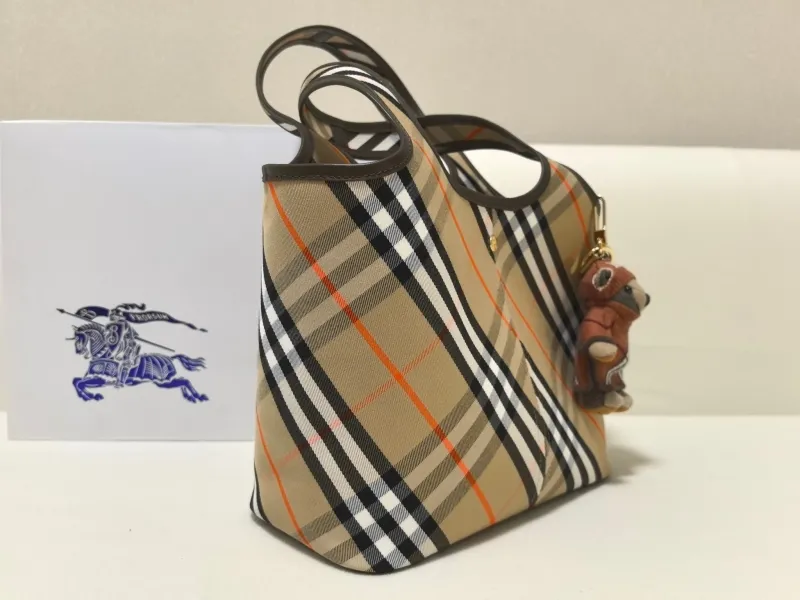Alternative view of Burberry Vintage Check Tote Bag with Mini Pouch